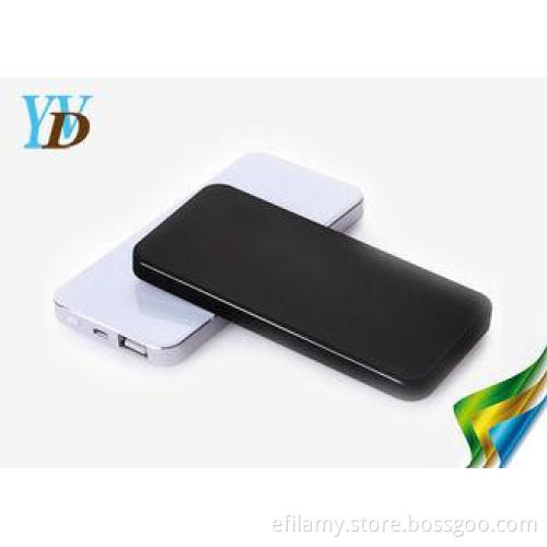 4000mAh Ultrathin Pocket Black Power Bank For Laptop / MP3